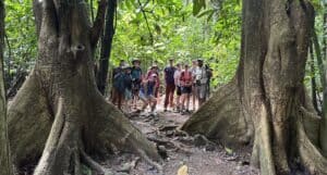 Group of travelers in Costa Rica